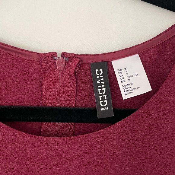 Burgundy Dress - Picture 2 of 2
